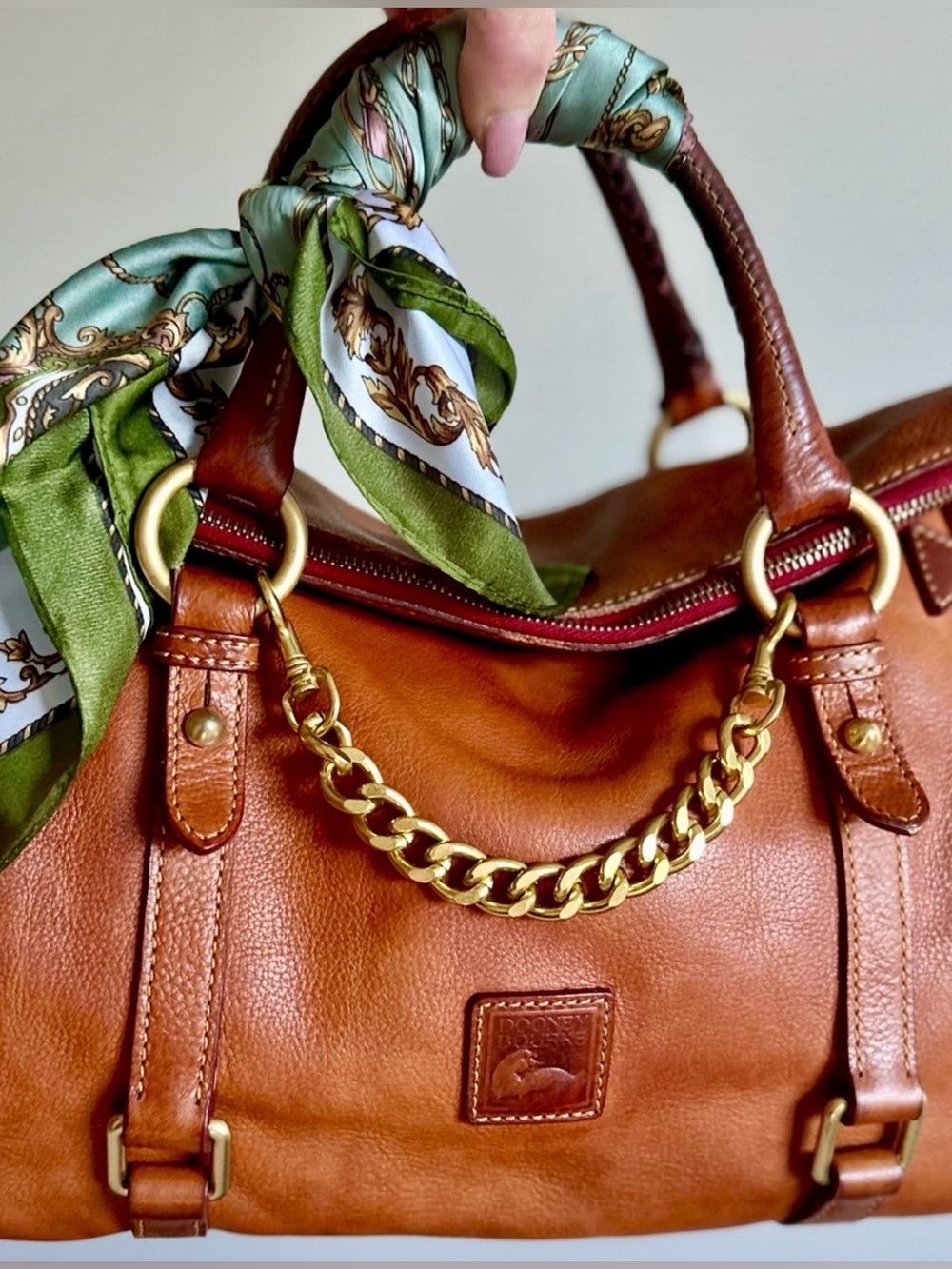 Dooney & Bourke Large Vintage Florentine Satchel - Picture 2 of 10